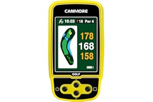 CANMORE HG500 Golf GPS - Extra Large Easy-to-Read Color Display, preloaded 41,000 Course map Worldwide Shape of The Green and