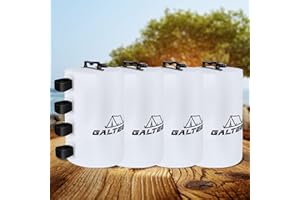 GALTEED Canopy Water Weight Bag,220 LBS Water Tent Weights Set of 4 Leg Weights for Pop Up Canopy,Canopies,Tent,Gazebo,White