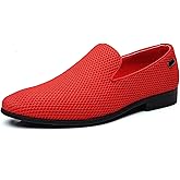 XIPAI Mens Tuxedo Dress Loafers Slip On Formal Wedding Shoes