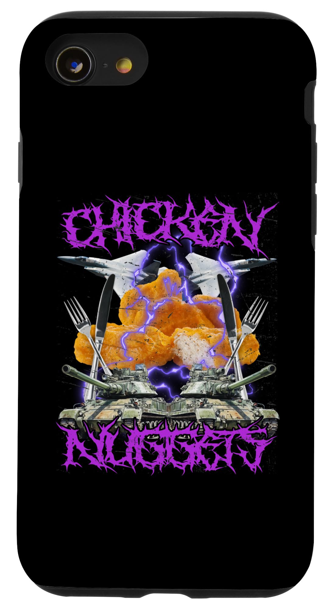 iPhone SE (2020) / 7 / 8 Chicken Nuggets Hardcore Cringe Funny Meme Case