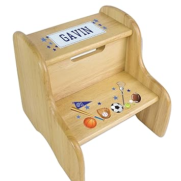 personalized baby stool