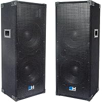 GH5L - Pair of Passive 5 Inch 2-Way PA/DJ Loudspeaker Cabinets - 300 GH5L - Pair of Passive 5 Inch 2-Way PA/DJ Loudspeaker Cabinets - 300