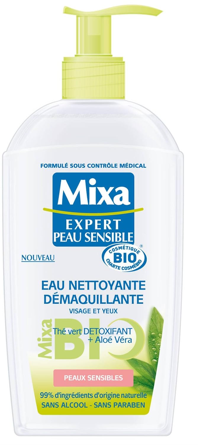 Mixa Eau Démaquillante Bio Aloe Vera Et Glycérine