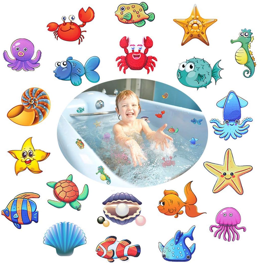 12 Stück Muschel Badewannenaufkleber - Anti Rutsch Aufkleber Für Badezimmer