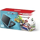 New Nintendo 2DS XL - Black + Turquoise With Mario Kart 7 Pre-installed - Nintendo 2DS