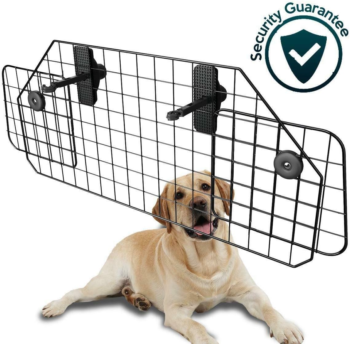 Car Dog Universal Pet Barrier - Zone Tech Premium Quality Black Heavy Duty Coated Wire Adjustable Mounted Headrest Barrier for Pet/Dog Safety Automotive : Pet Supplies