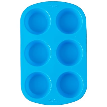 Wilton Easy Flex Silicone 6 Cavity Muffin Pan