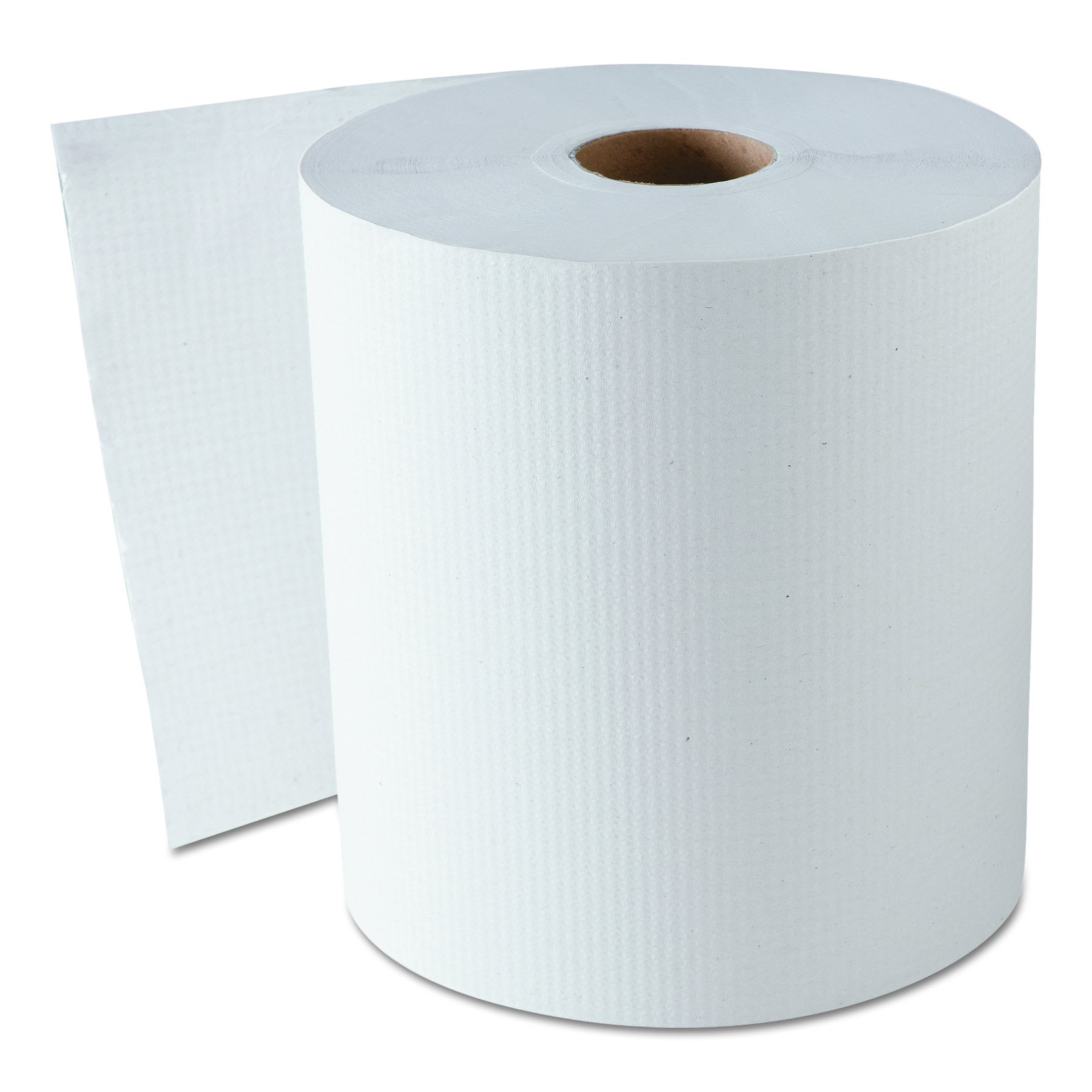 Photo 1 of GEN Hardwound Roll Towels - White, 8-Inch x 800 ft, 6 Rolls/Carton