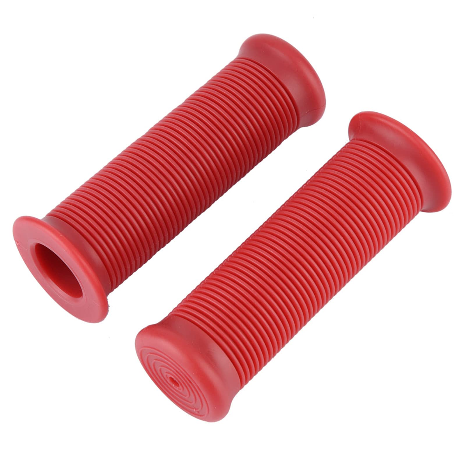 Universal Bike Handlebar Grips,Pair of 1inch 25mm 1.1inch 28mm Anti Slip Handle Bar for BMX, Mountain,Scooter, Folding Bike (Red) motorcycle grips 1 inch