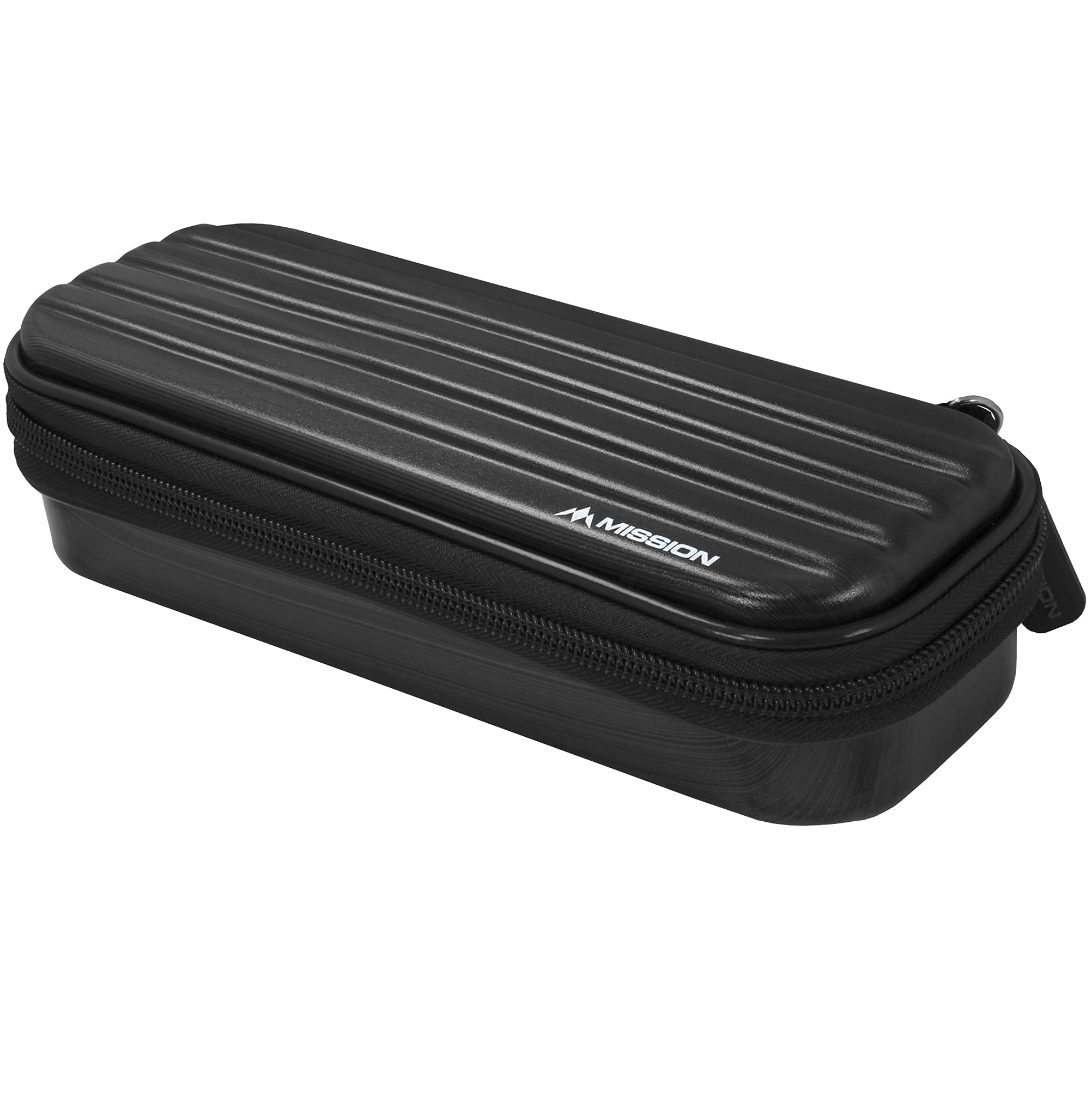 Mission Darts W118 ABS-1 | Slimline Darts Case with Metallic ABS, Black