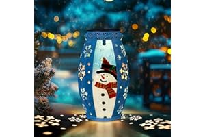 CHINZIMEI Christmas Solar Lanterns Outdoor Hanging Light - Cardinal Solar Powered LED Glass Lights Decorative Waterproof Tabletop Lamp with Hollowed-Out Design for Yard Table Patio Garden Pathway Holiday