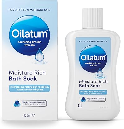 Oilatum Moisture Rich Bath Soak 150ml Fragrance Free for Dry Eczema Prone Skin