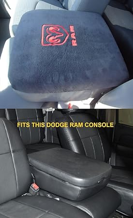 Fits Truck Center Armrest Console Cover Embroidered For All Ram