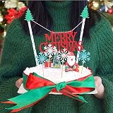 Aidi Frozen Cake Toppers 20pcs Snowflake Blue & Silver Party Decorations view 6