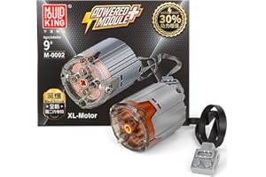 Mould King M0002 XL Motor Technology Series 8882, Servo Motor Parts Electric Engine Compatible with Power Functions, Electric Toy Cars Motor