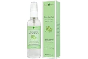 POSITIVE ESSENCE Eucalyptus Linen and Room Spray, Made with Pure Eucalyptus Essential Oil, Fabric Spray, Refreshing Daily Shower Spray or Home Fragrance for Fabrics