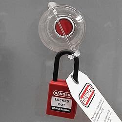 Red Safety Padlock, Loto Lockout Tagout Safety