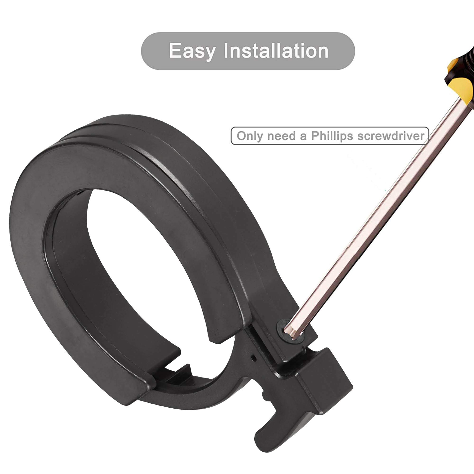 TOMALL Front Round Locking Ring Folding Guard Ring Compatible with Ninebot MAX G30 Electric Scooter Parts