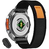 20mm Nylon Watch Band Compatible with Garmin Fenix 8 AMOLED 43mm/Fenix 7S Pro/7S/6S Pro/6S/5S plus/5S,Sport Watch Straps For Garmin Descent Mk3-43mm/Mk3i-43mm/Mk2s/Approach S70 42mm