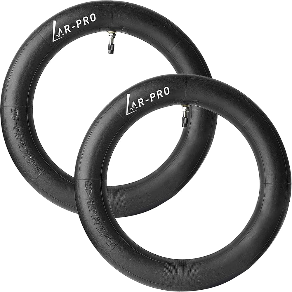 AR-PRO (2-Pack) 2.50/2.75-10 Dirt Bike Replacement Inner Tubes Heavy Duty|Compatible with Honda Crf50 /Xr50, Razor MX650 / MX