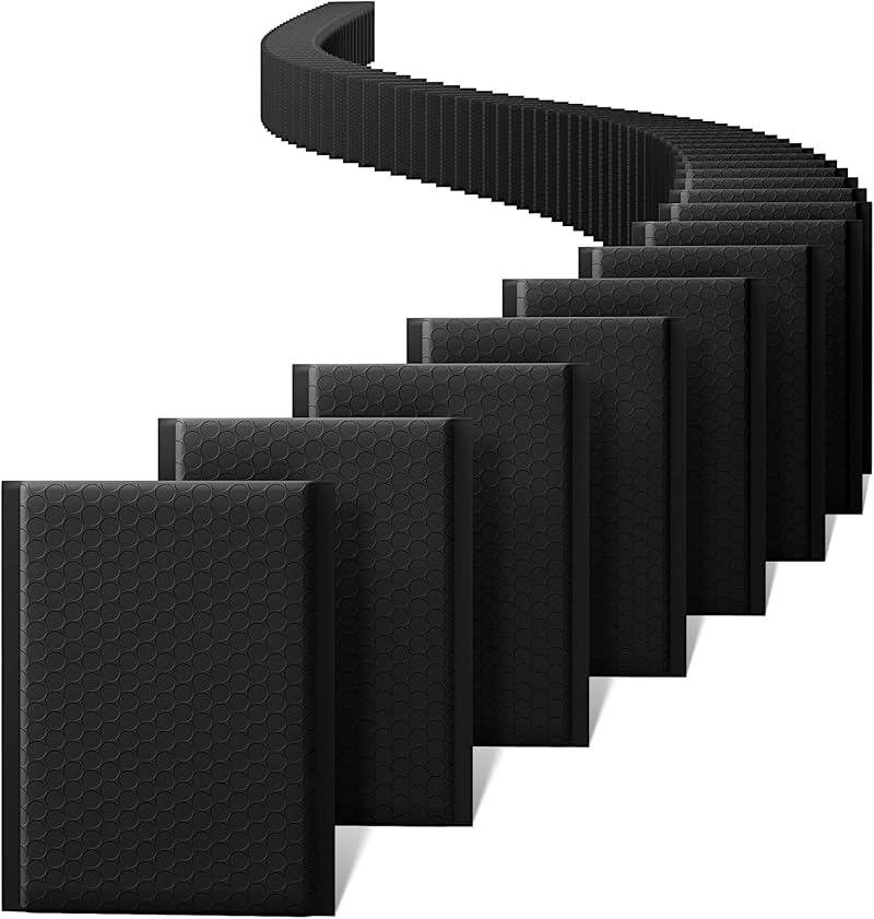 Switory 25Pcs Poly Bubble Mailers A5 Padded Envelopes 6X9+1.57" Black