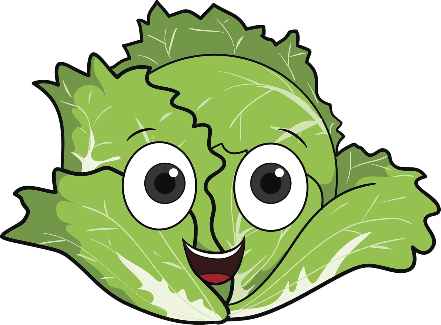 Amazon Com Divine Designs Cute Kawaii Baby Vegan Vegetable Fruit Food Cartoon Emoji Lettuce Vinyl Decal Sticker 8 Wide Automotive