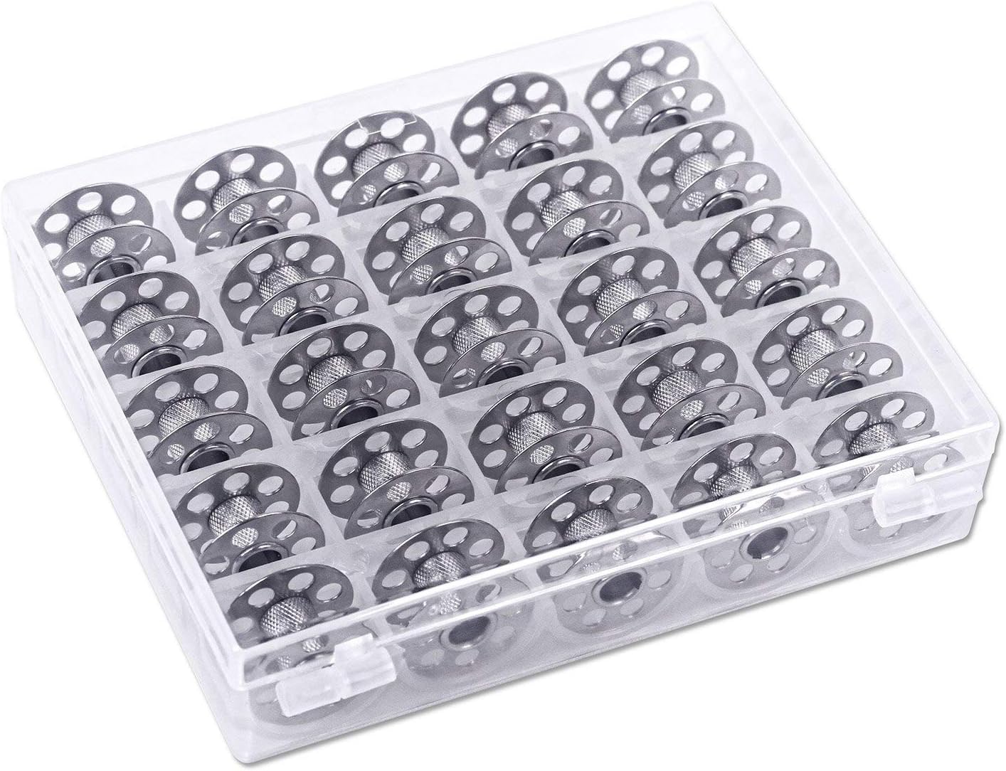 CKPSMS brand BOBBIN BOX + 25PCS BOBBINS Compatible with