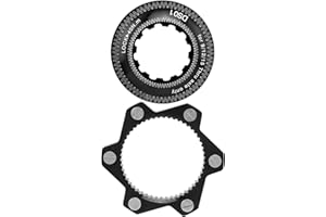Bike Disc Rotor Adapter,Brake Center Lock Bike 6 Bolts Center-Lock hubs Aluminium Alloy Easy to Install and Disassemble