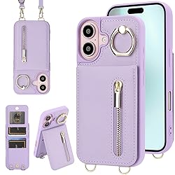Jcxtrombulous Crossbody Wallet Case for iPhone 16