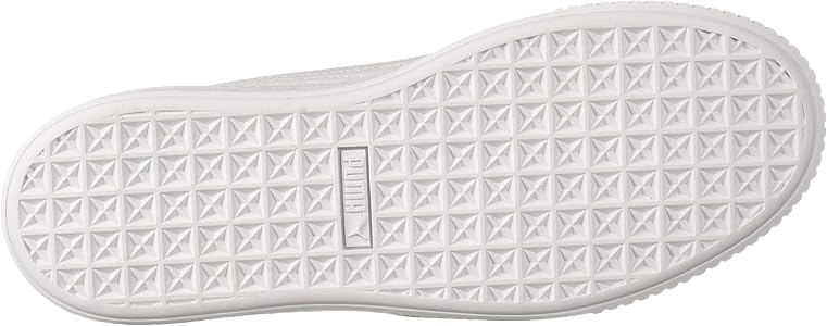 puma basket platform white