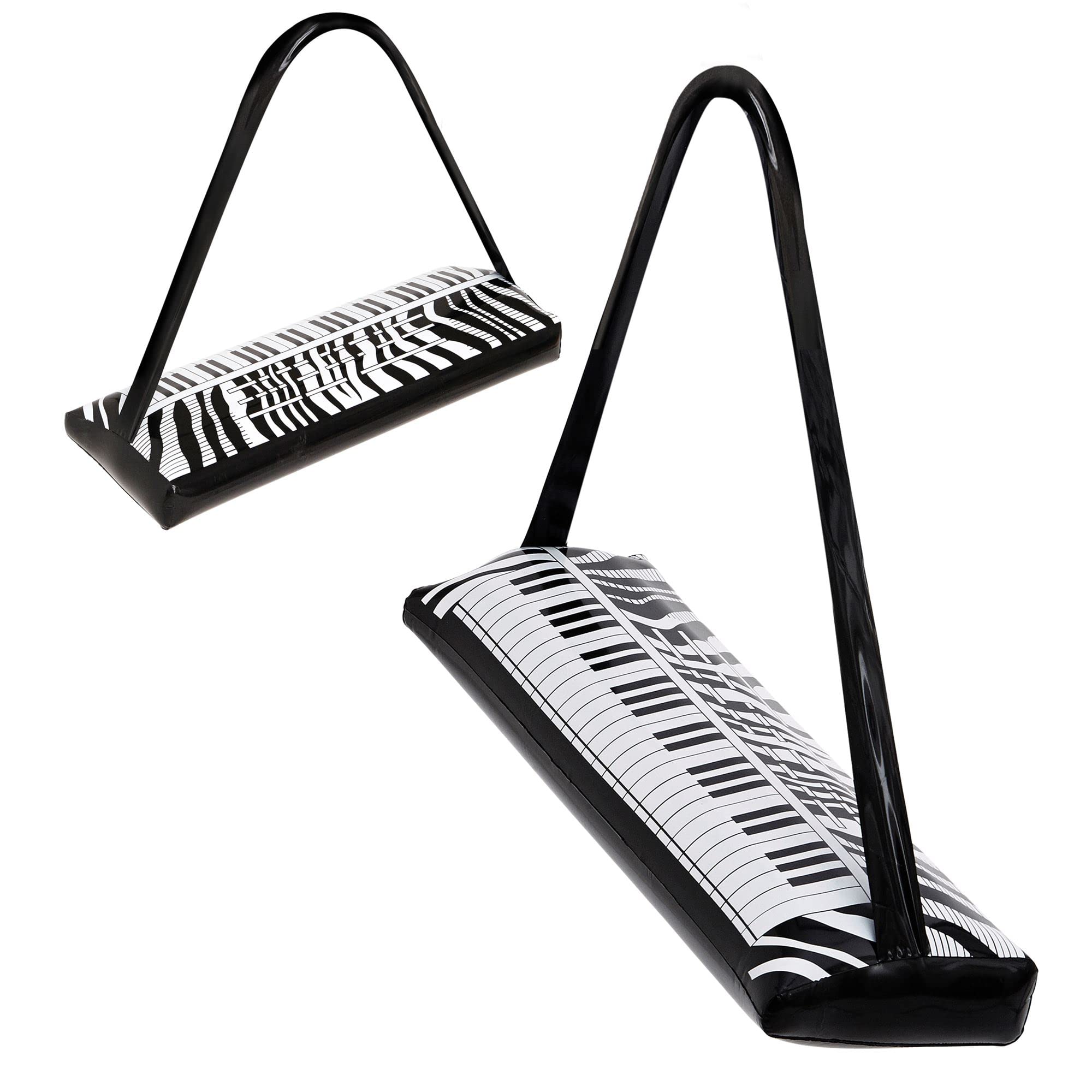 W WIDMANN MILANO Party Fashion - Inflatable Electronic Keyboard with Shoulder Strap, for Adults, 80s, Rock Star, Pop Star, Musicians, Carnival, Theme Parties, 57 cm