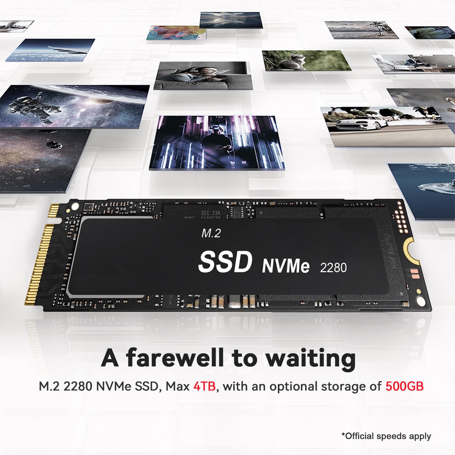 Beelink SER5 Mini Pc,AMD Ryzen 5 5500U (6C/12T,up to 4.0 GHz),Mini Computer with 16GB DDR4/500GB NVMe SSD,Support Triple Screen Display, WiFi 6, BT 5.2,Type-C, 2.5G LAN,Win 11 Pro