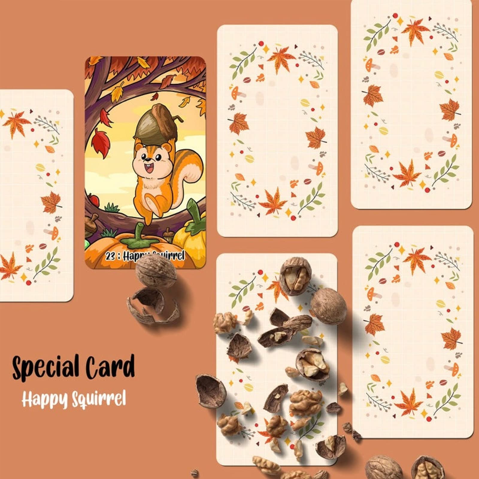 mrdiyshisha Autumn Miss Tarot Deck - Fall Tarot in The Four Seasons Tarot Series, 78 Standard Tarot Cards with Guidebook for Beginners (4.75