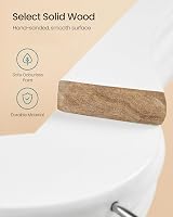 SONGMICS Wooden Hangers 20 Set Coat Hangers with Shoulder Notches 360° Hook view 3