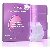 ICIKOL Hyaluronic Acid Collagen Under Eye Patches, Eye Mask for Puffy Eyes and Dark Circles, Deep Hydrating Eye Mask Patches 