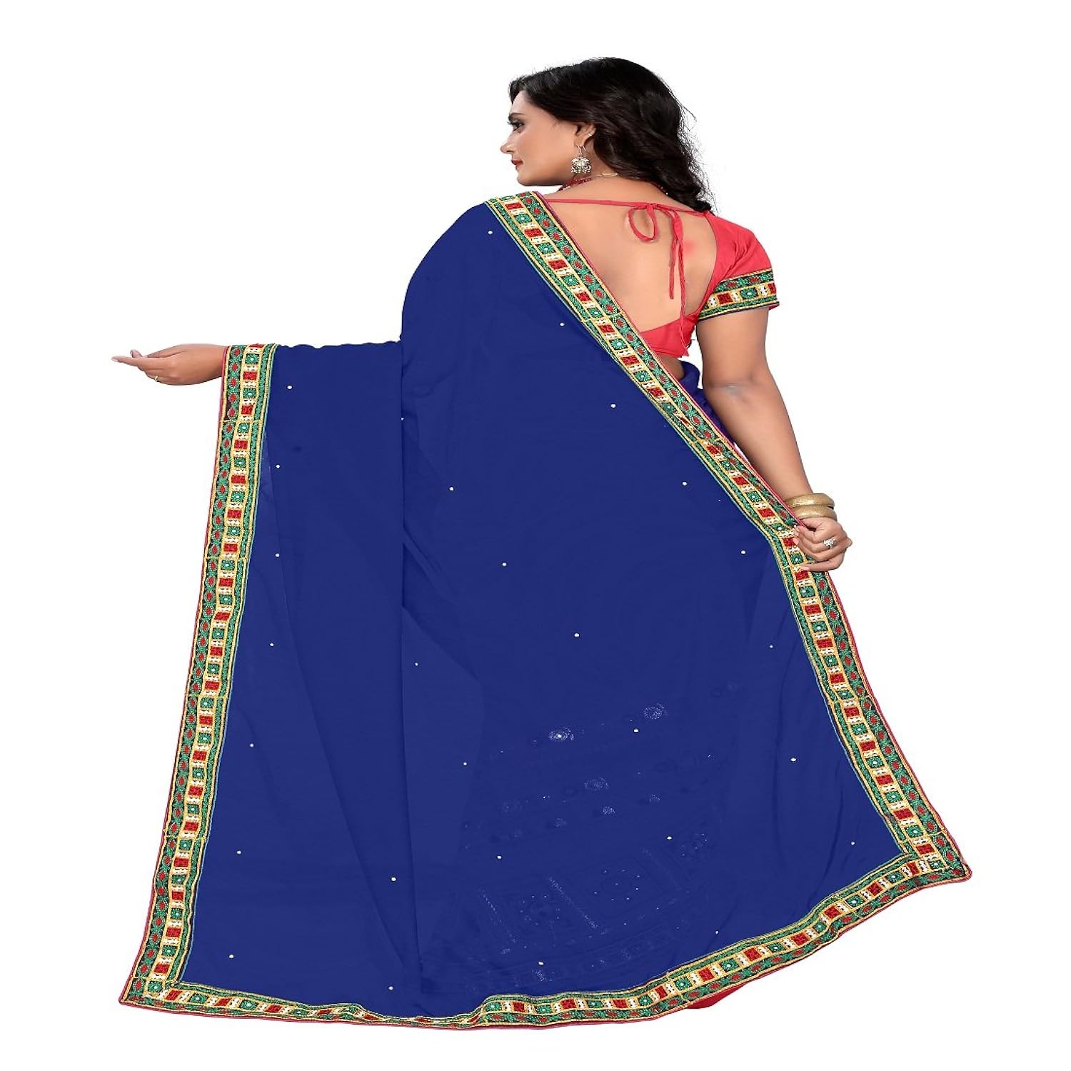 riva enterprise women's georgette saree