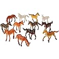 US Toy Mini Horses Action Figure (1 Dozen)