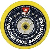 NEIKO 30263A - 6 inch Sanding Discs Hook and Loop, 5/16” Arbor with 24 Thread Mounts, 10,000 RPM, Sanding Pads for Orbital Sander and DA Sander, Hook n Loop Backing Pad