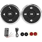 Acouto Steering Wheel Controls for aftermarket Radio, Steering Wheel Switch Control,Multifunction Steering Wheel Button USB Rechargeable Controller for Android Multimedia Player [Video