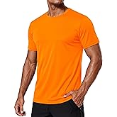 TACVASEN Mens Workout Athletic Shirts Dry Fit T-Shirts Rash Guard UPF 50+ Moisture Wicking Swim Shirts Running Gym Tee