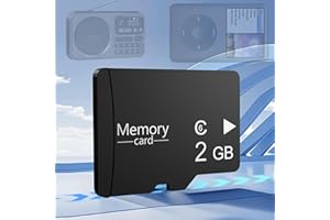 Micro SD Card 2GB, Class 6 Small Capacity Memory Card for Old Devices, MP3, Firmware, Text Files