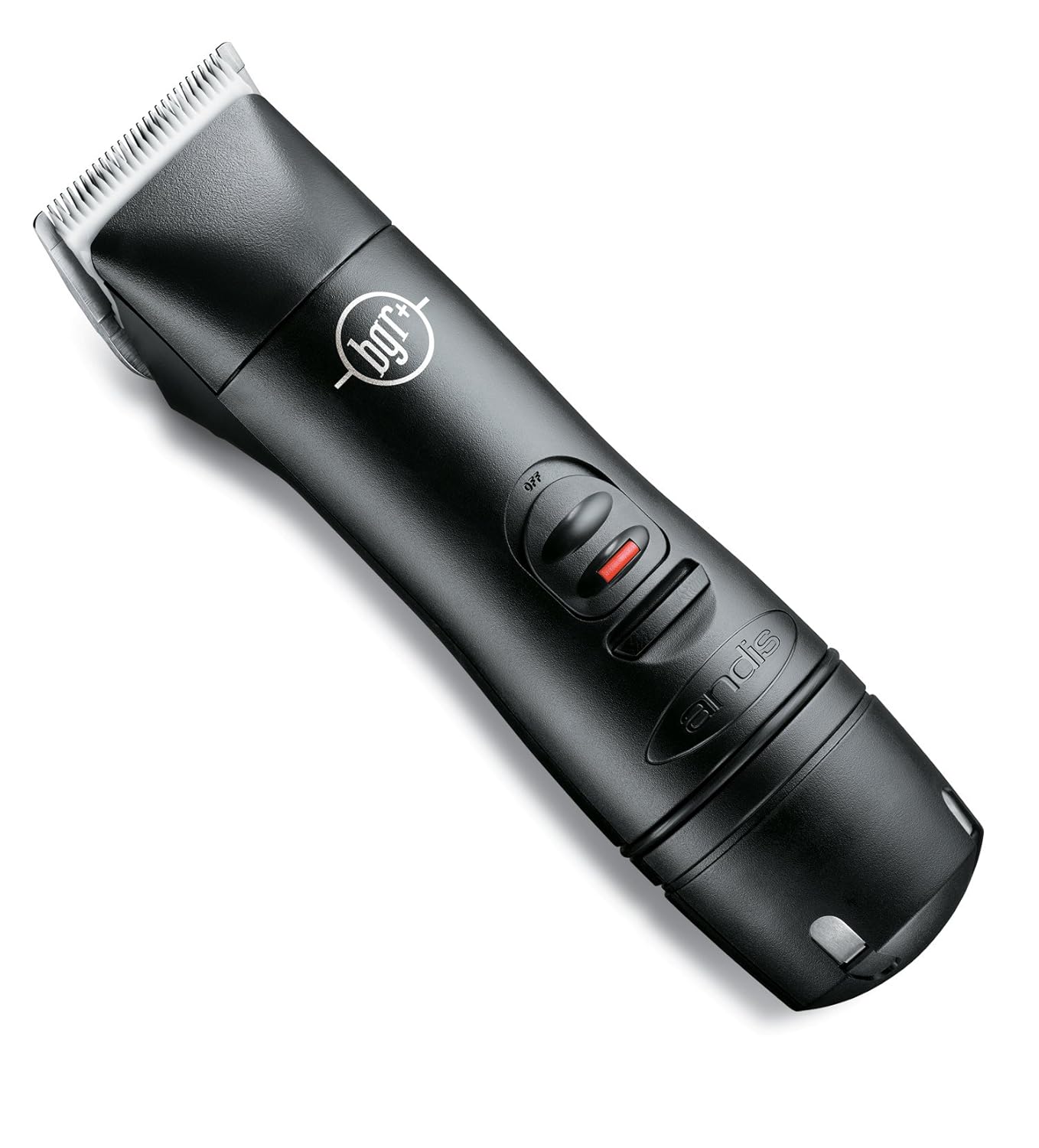 Andis Professional Ceramic Hair Clipper with Detachable Blade, Model BGR+, Black