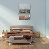 TSKDKIT HD Wall Mirror 40x30cm Self Adhesive Frameless Bathroom Decor view 6