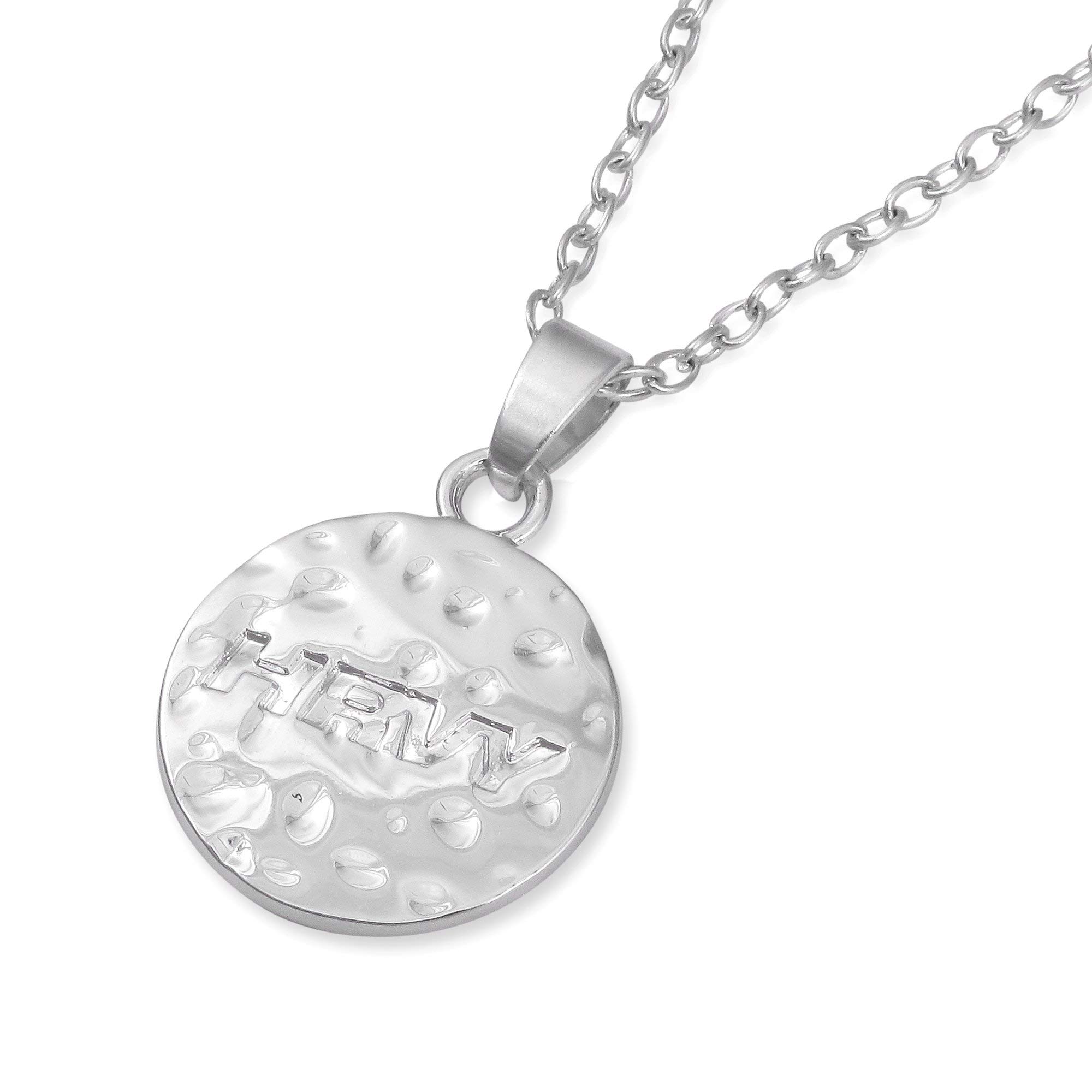 GIOIA HRVY Stamped Coin Necklace