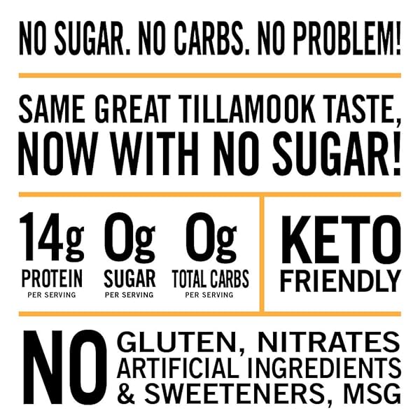 TILLAMOOK COUNTRY SMOKER KETO FRIENDLY ZERO SUGAR BEEF JERKY, ORIGINAL, 6.5 OUNCE