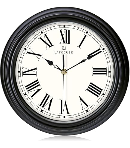 Amazon.com: Seiko 16 Inch Roman Numeral Wood Finish Wall Clock