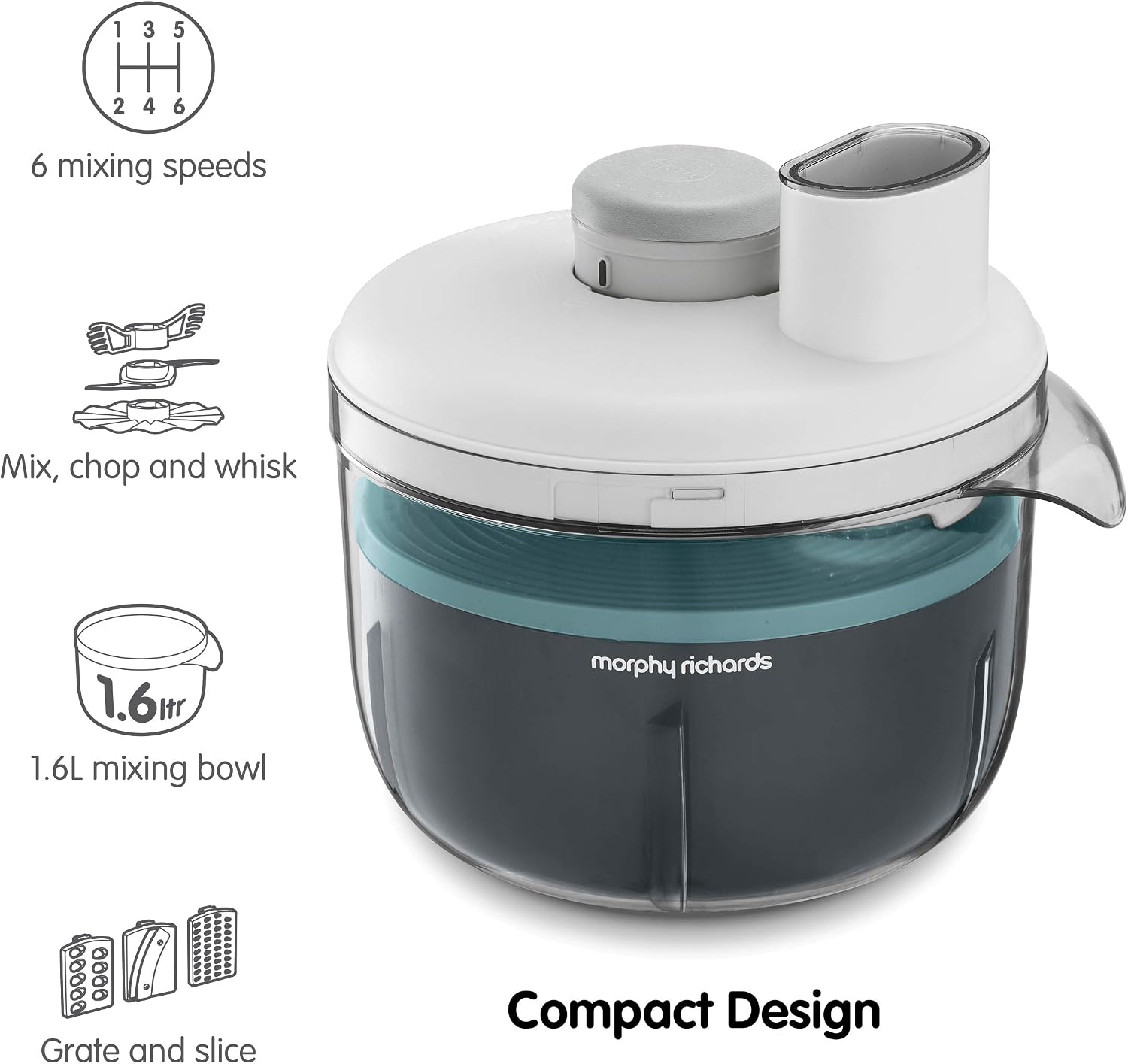 Morphy Richards 401012 Prepstar Food Processor for Innovative Meal Prep with All in One Easy Storage Solution - Image 3