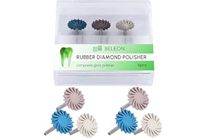 BELEON GOODS FOR LIFE Dental Polisher Discs - Dental Composite Resin Flex System for Polishing Sanding Finishing Grinding Discs 6 PCS Kit