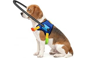 LetPetRun Protective Blind Dog Halo Collar, Adjustable Blind Dog Halo with Protective Ring, Lightweight Safety Collar Navigat