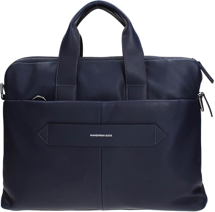 Mandarina Duck Herren Duplex 2.0 Cartella NGC02 Laptop Tasche, Blau